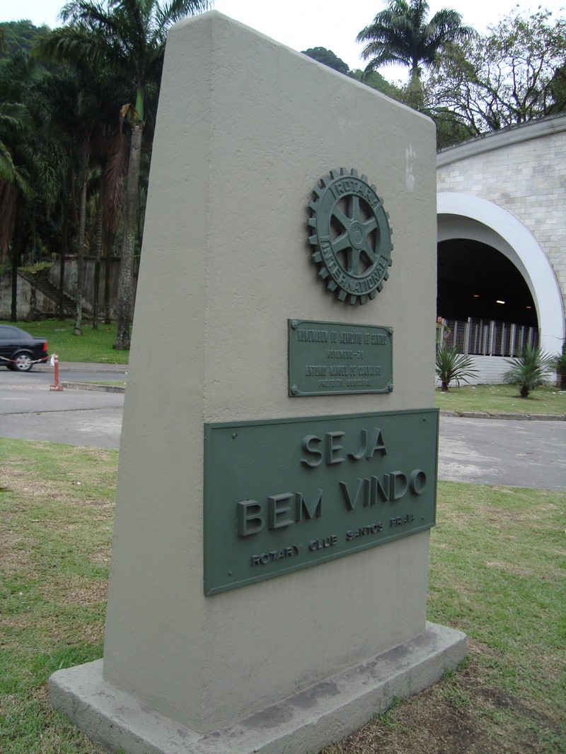 Marco Rot&aacute;rio - T&uacute;nel - Centro de Santos